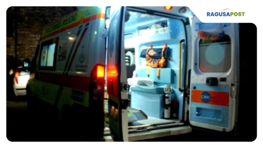 Vittoria, impatto shock sulla SP2: auto contro muro, un ferito